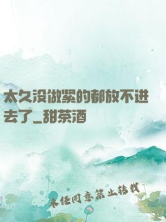 太久没做紧的都放不进去了