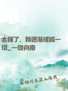 太棒了，我逐渐理解一切