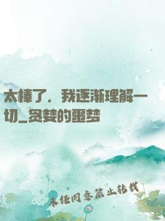 太棒了，我逐渐理解一切