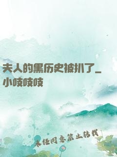 夫人的黑历史被扒了