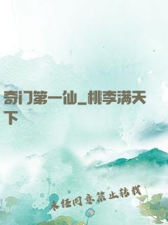 奇门第一仙