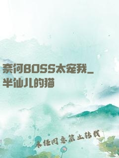 奈何BOSS太宠我