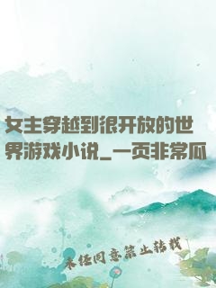 女主穿越到很开放的世界游戏小说