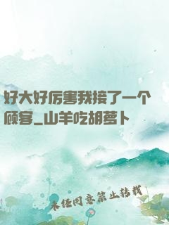 好大好厉害我接了一个顾客