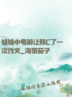 妹妹中考前让我C了一次作文