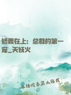 娇妻在上：总裁的第一宠
