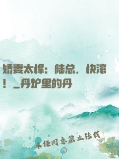 娇妻太悍：陆总，快滚！