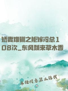 娇妻难驯之拒嫁冷总108次