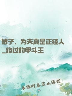 娘子，为夫真是正经人
