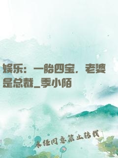 娱乐：一胎四宝，老婆是总裁