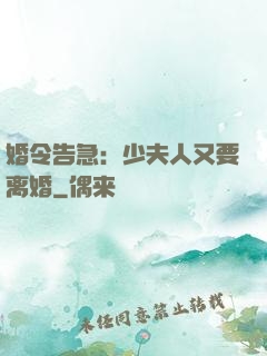婚令告急：少夫人又要离婚