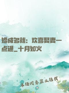 婚成名就：欢喜娶妻一点通