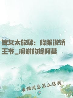 婢女太放肆：降服傲娇王爷