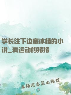 学长往下边塞冰棒的小说