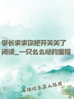 学长求求你把开关关了阅读