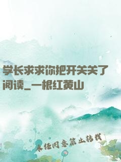 学长求求你把开关关了阅读