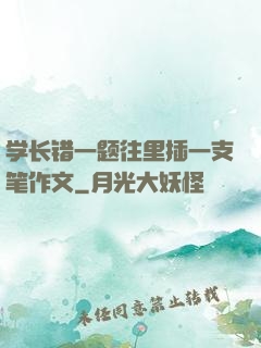 学长错一题往里插一支笔作文