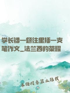 学长错一题往里插一支笔作文
