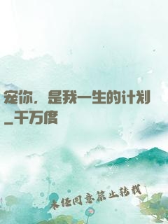 宠你，是我一生的计划