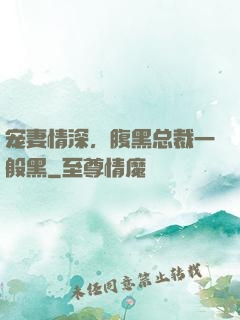 宠妻情深，腹黑总裁一般黑
