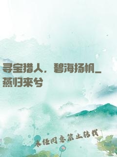 寻宝猎人，碧海扬帆