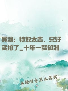 导演：特效太贵，只好实拍了