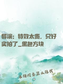 导演：特效太贵，只好实拍了
