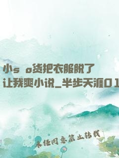 小sαo货把衣服脱了让我爽小说