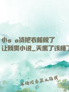 小sαo货把衣服脱了让我爽小说