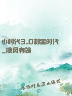 小时代3.0刺金时代