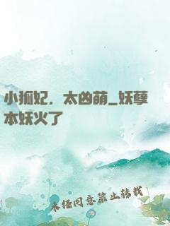小狐妃，太凶萌