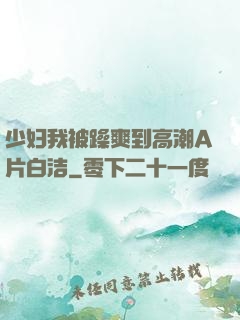 少妇我被躁爽到高潮A片白洁