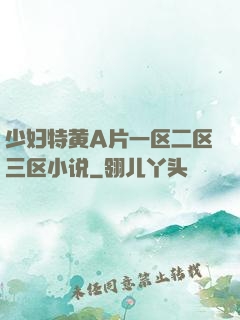 少妇特黄A片一区二区三区小说