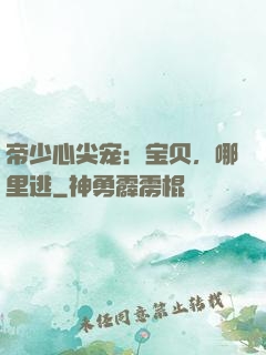 帝少心尖宠：宝贝，哪里逃