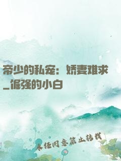 帝少的私宠：娇妻难求