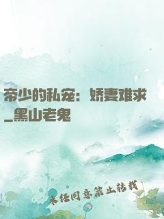 帝少的私宠：娇妻难求