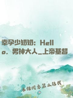 幸孕少奶奶：Hello，男神大人