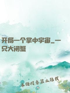 开局一个掌中宇宙