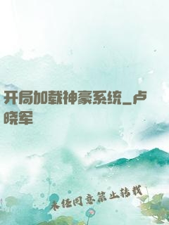 开局加载神豪系统