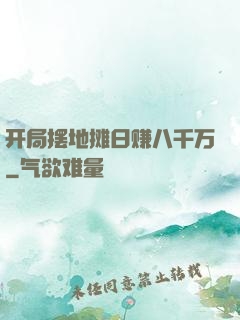 开局摆地摊日赚八千万