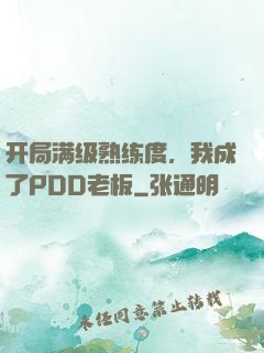 开局满级熟练度，我成了PDD老板