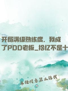开局满级熟练度，我成了PDD老板