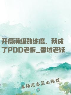 开局满级熟练度，我成了PDD老板