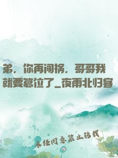 弟，你再闯祸，哥哥我就要篡位了