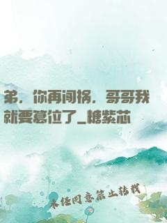 弟，你再闯祸，哥哥我就要篡位了