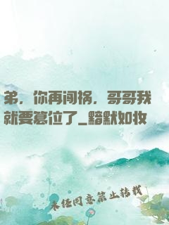 弟，你再闯祸，哥哥我就要篡位了
