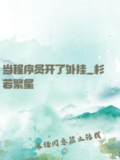 当程序员开了外挂