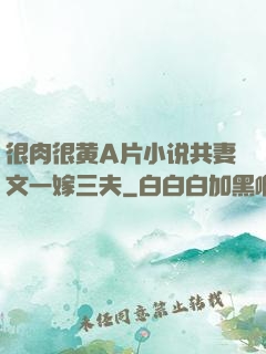 很肉很黄A片小说共妻文一嫁三夫