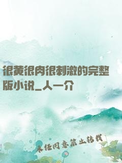 很黄很肉很刺激的完整版小说