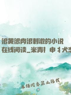 很黄很肉很刺激的小说在线阅读